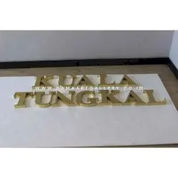 Huruf Letter Tembaga Kuningan Custom